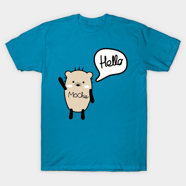 Hello Mochie T-Shirt by CindyS